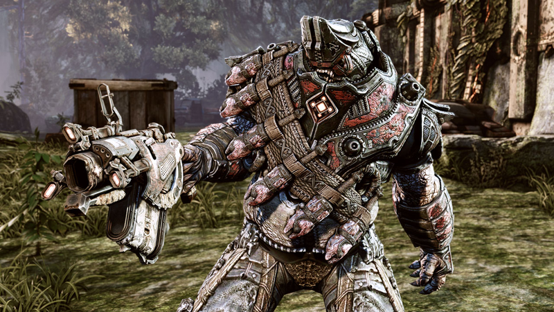 Illustration for article titled Gears Of War 3 Screens Give Marcus Time To Check Out The Ladies